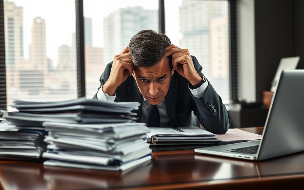 A Tense Office Setting, Mid-Afternoon Sunlight Filtering Through The Blinds. On A Mahogany Desk, Stacks Of Documents And A Laptop Compete For Space, Conveying The Weight Of An Unresolved Settlement Delay. A Concerned Executive, Brow Furrowed, Leans Forward, Fingers Pressed Against The Temples, Searching For A Resolution. Behind Them, An Abstract Cityscape Blurs, The Urban Hustle A Backdrop To This Moment Of Concentrated Contemplation. Muted Colors And Soft Shadows Lend An Air Of Gravity, Hinting At The High Stakes And Delicate Negotiations At Play. The Scene Captures The Essence Of Handling Unexpected Delays And Disputes With Professionalism And Poise. A Tense Office Setting, Mid-Afternoon Sunlight Filtering Through The Blinds. On A Mahogany Desk, Stacks Of Documents And A Laptop Compete For Space, Conveying The Weight Of An Unresolved Settlement Delay. A Concerned Executive, Brow Furrowed, Leans Forward, Fingers Pressed Against The Temples, Searching For A Resolution. Behind Them, An Abstract Cityscape Blurs, The Urban Hustle A Backdrop To This Moment Of Concentrated Contemplation. Muted Colors And Soft Shadows Lend An Air Of Gravity, Hinting At The High Stakes And Delicate Negotiations At Play. The Scene Captures The Essence Of Handling Unexpected Delays And Disputes With Professionalism And Poise.